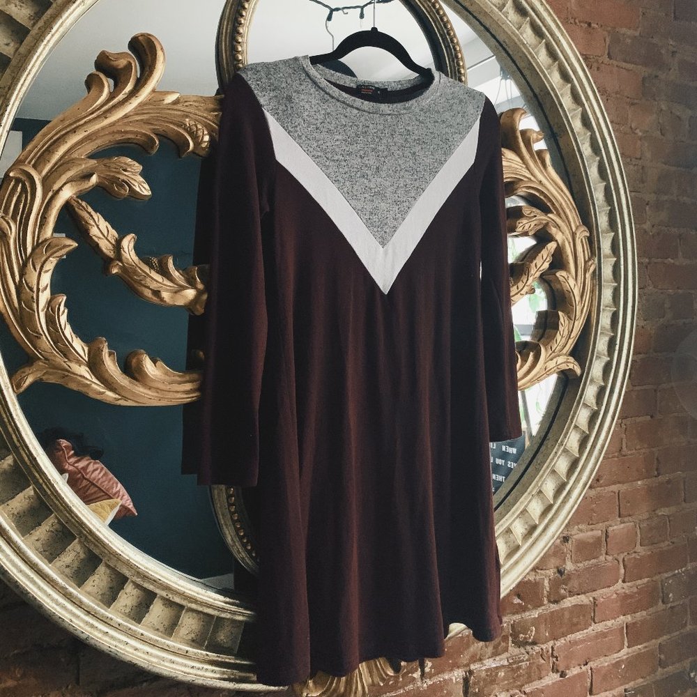 Purple Sweater Dress